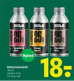 Coop 365 Bold proteindrik* tilbud