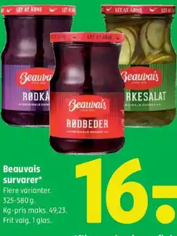 Coop 365 Beauvais survarer* tilbud