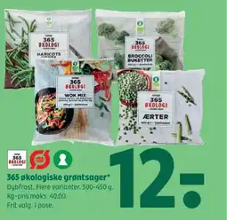 Coop 365 365 økologiske grøntsager tilbud