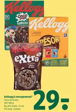 Coop 365 Kellogg's morgenmad* tilbud