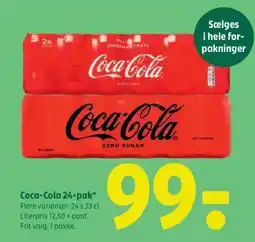 Coop 365 Coca-Cola 24-pak tilbud