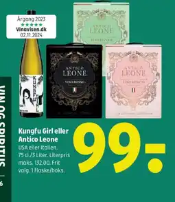 Coop 365 Kungfu Girl eller Antico Leone tilbud