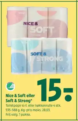 Coop 365 Nice & Soft eller Soft & Strong tilbud