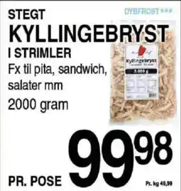 ABC Lavpris Stegt kyllingebryst tilbud