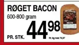 ABC Lavpris RØGET BACON tilbud