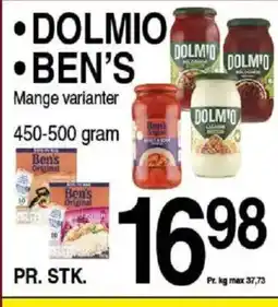 ABC Lavpris Dolmio ben's tilbud