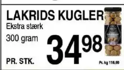ABC Lavpris LAKRIDS KUGLER tilbud