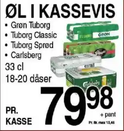 ABC Lavpris ØL I KASSEVIS tilbud