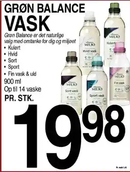 ABC Lavpris GRØN BALANCE VASK tilbud