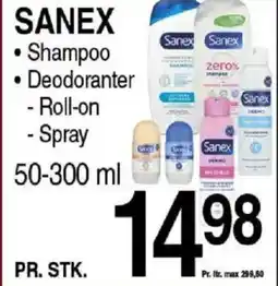 ABC Lavpris SANEX tilbud