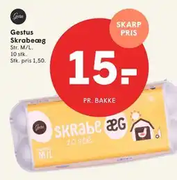 SPAR Gestus Skrabeæg, DKK 15 tilbud