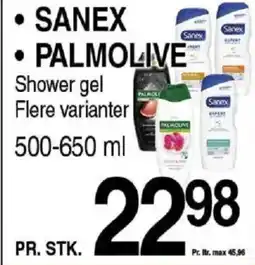 ABC Lavpris • SANEX • PALMOLIVE tilbud