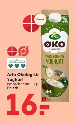 SPAR Arla Økologisk Yoghurt, DKK 16 tilbud