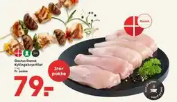 SPAR Gestus Dansk Kyllingebrystfilet, DKK 79 tilbud