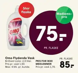 SPAR Omo Flydende Vask, DKK 85, App-pris tilbud