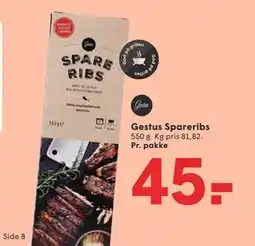 SPAR Gestus Spareribs, DKK 45 tilbud
