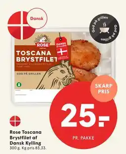 SPAR Rose Toscana Brystfilet af Dansk Kylling, DKK 25 tilbud