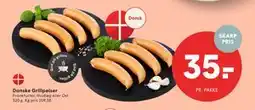 SPAR Danske Grillpølser, DKK 35 tilbud