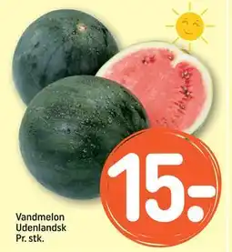 REMA 1000 Vandmelon Udenlandsk Pr. stk., DKK 15 tilbud