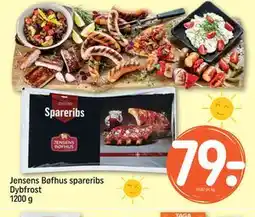 REMA 1000 Jensens Bøfhus spareribs Dybfrost 1200 g, DKK 79 tilbud