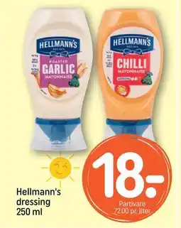 REMA 1000 Hellmann's dressing 250 ml, DKK 18 tilbud