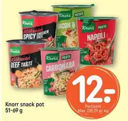 REMA 1000 Knorr snack pot 51-69 g, DKK 12 tilbud