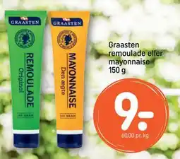 REMA 1000 Graasten remoulade eller mayonnaise 150 g, DKK 9 tilbud