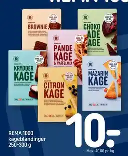 REMA 1000 REMA 1000 kageblandinger 250-300 g, DKK 10 tilbud