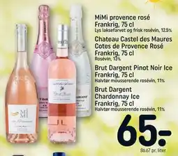 REMA 1000 Brut Dargent Pinot Noir Ice Frankrig, 75 cl, DKK 65 tilbud