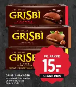 MENY GRISBI SMÅKAGER, DKK 15 tilbud