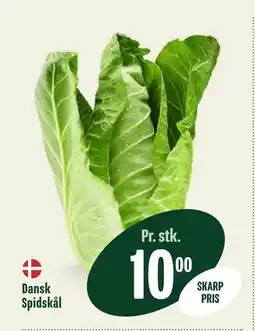Min Købmand Dansk Spidskål, DKK 10 tilbud