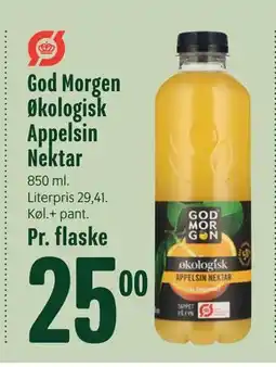 Min Købmand God Morgen Økologisk Appelsin Nektar, DKK 25 tilbud