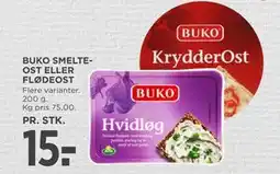 MENY BUKO SMELTE OST ELLER FLØDEOST, DKK 15 tilbud