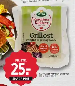 MENY KAROLINES KØKKEN GRILLOST, DKK 25 tilbud