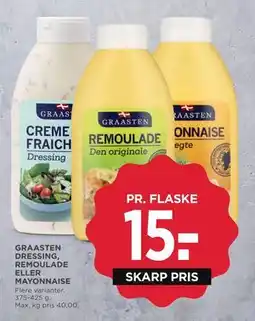 MENY GRAASTEN DRESSING, REMOULADE ELLER MAYONNAISE, DKK 15 tilbud