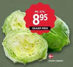 MENY DANSK ICEBERG, DKK 8.95 tilbud