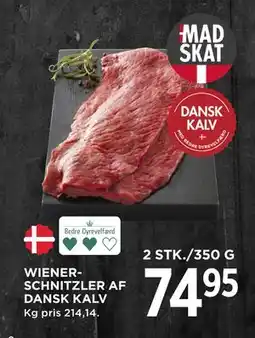 MENY WIENER SCHNITZLER AF DANSK KALV, DKK 74.95 tilbud