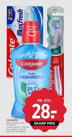 MENY COLGATE, DKK 28 tilbud