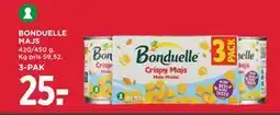 MENY BONDUELLE MAJS, DKK 25 tilbud