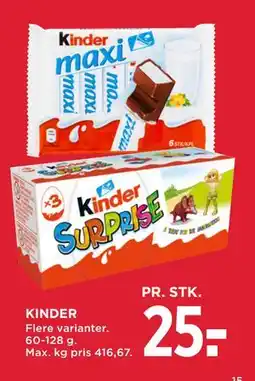 MENY KINDER, DKK 25 tilbud
