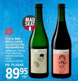 MENY FAR & SØN ØKOLOGISK ALKOHOLFRI WINEPROXIE, DKK 89.95 tilbud