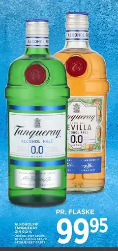 MENY ALKOHOLFRI TANQUERAY GIN 0,0 %, DKK 99.95 tilbud
