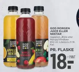 MENY GOD MORGEN JUICE ELLER NEKTAR, DKK 18 tilbud