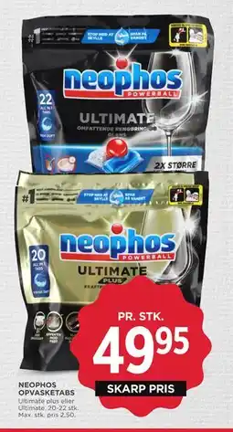MENY NEOPHOS OPVASKETABS, DKK 49.95 tilbud