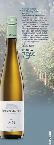 Fakta Tyskland Markus Molitor MM Riesling Feinherb Tyskland tilbud
