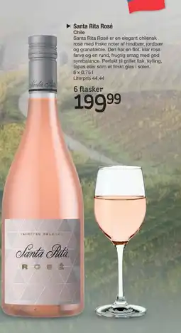Fakta Tyskland Santa Rita Rosé Chile tilbud