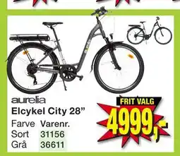 Harald Nyborg Elcykel City 28”, DKK 4999 tilbud