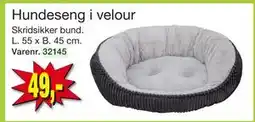 Harald Nyborg Hundeseng i velour, DKK 49 tilbud