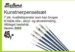 Harald Nyborg Kunstnerpenselsæt, DKK 45 tilbud