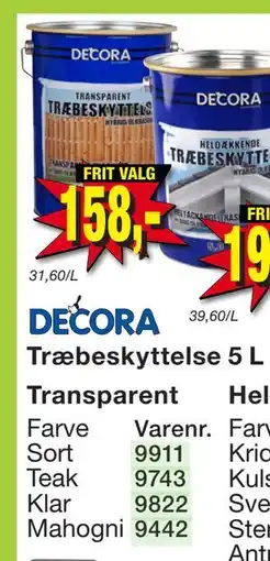 Harald Nyborg Træbeskyttelse 5 L, DKK 158 tilbud